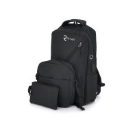 Рюкзак для ноутбука Voltronic 15.6" YT-B15,6"N-B3 Black, Q80, SET (19720)