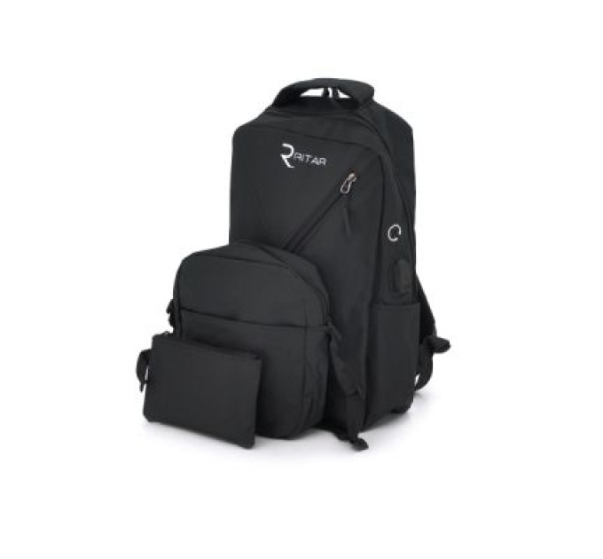 Voltronic Рюкзак для ноутбука Voltronic 15.6" YT-B15,6"N-B3 Black, Q80, SET (19720)