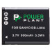 PowerPlant Акумулятор до фото/відео PowerPlant Sanyo DB-L80, D-Li88 (DV00DV1289)