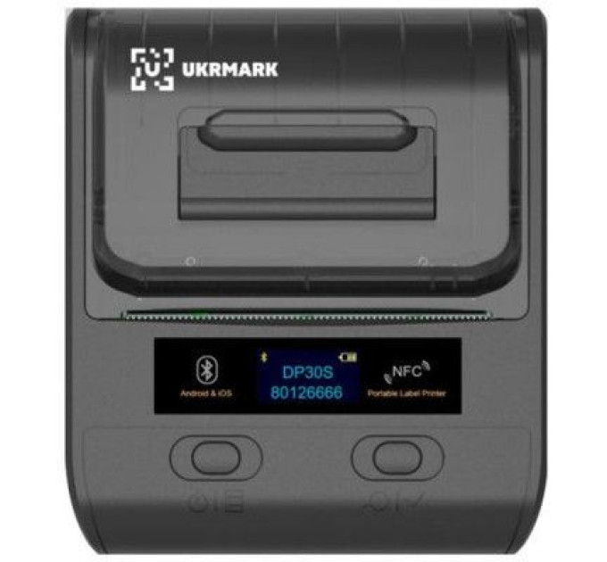 UKRMARK Принтер етикеток UKRMARK DP30BK, USB, Bluetooth, рулони 20-80 мм (900541)