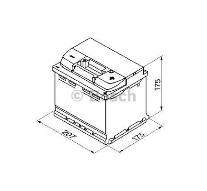 Bosch Акумулятор автомобільний Bosch 52А (0 092 S50 010)