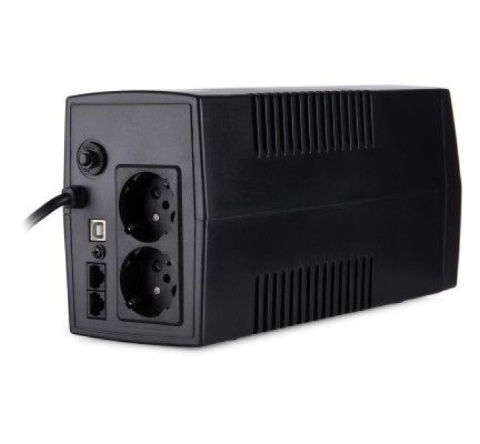 Vinga Пристрій безперебійного живлення Vinga LED 800VA plastic case with USB (VPE-800PU)
