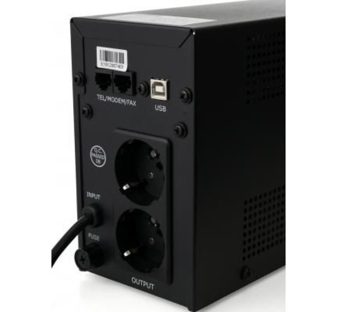 Vinga Пристрій безперебійного живлення Vinga LCD 600VA metal case with USB (VPC-600MU)