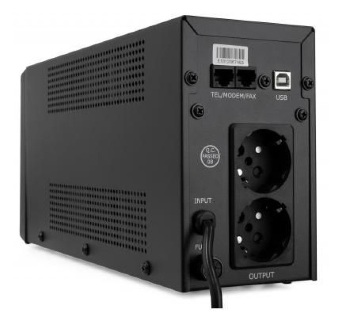 Vinga Пристрій безперебійного живлення Vinga LCD 600VA metal case with USB (VPC-600MU)