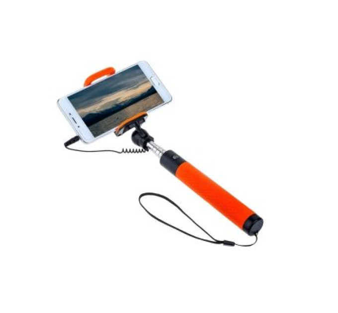 Grand-X Монопод для селфі Grand-X Deluxe Click 3,5 U-крепление 180-780мм Orange (MPGDJ3CUO)