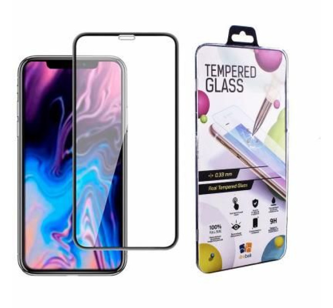 Drobak Скло захисне Drobak для iPhone 11 (Black) (500276)