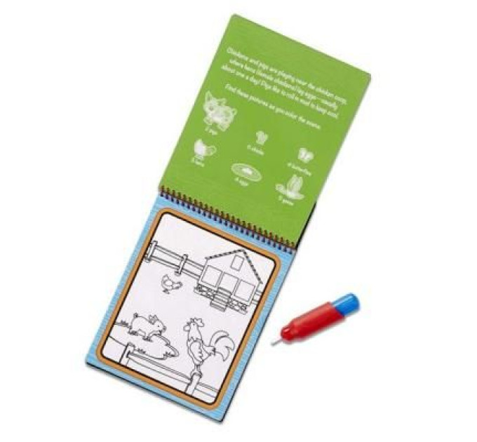 Melissa&Doug Набір для творчості Melissa&Doug Водна розмальовка Ферма (MD19232)