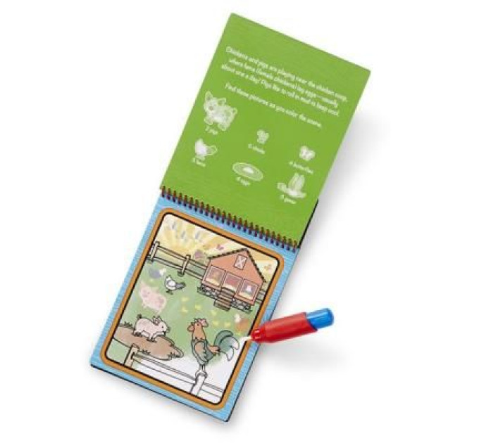 Melissa&Doug Набір для творчості Melissa&Doug Водна розмальовка Ферма (MD19232)