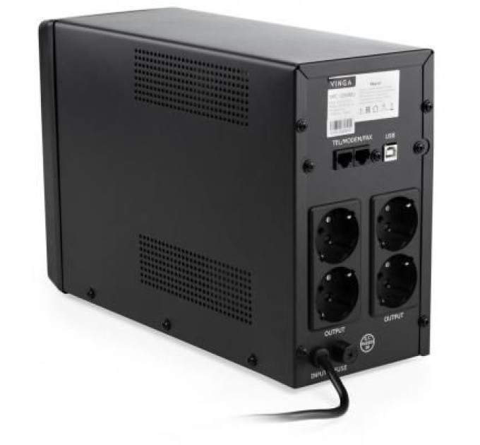 Vinga Пристрій безперебійного живлення Vinga LCD 1200VA metal case with USB (VPC-1200MU)