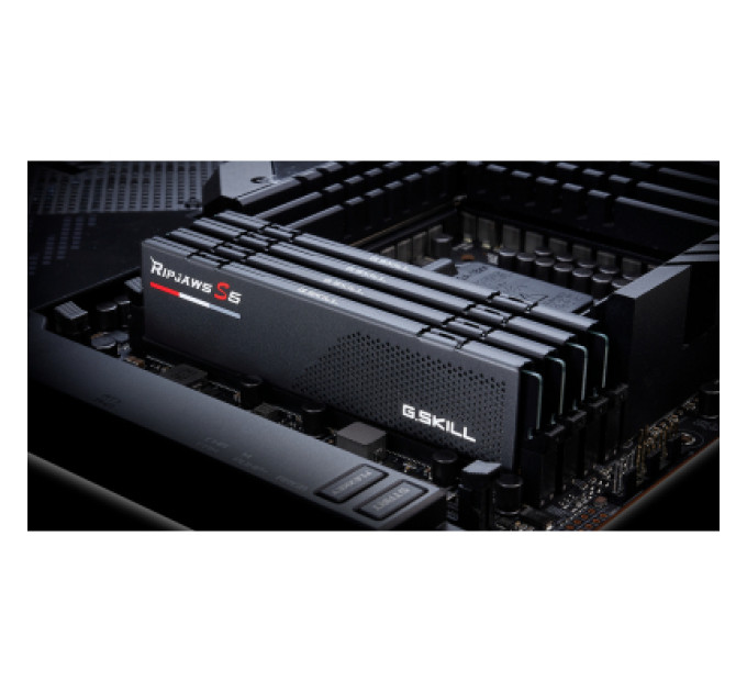 G.Skill Модуль пам'яті для комп'ютера DDR5 32GB (2x16GB) 5600 MHz Ripjaws S5 Black G.Skill (F5-5600J4040C16GX2-RS5K)