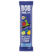 Цукерка Bob Snail Равлик Боб Яблуко Груша Чорниця, страйп, 14 г (4820206080745)