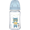 Canpol babies Пляшечка для годування Canpol babies Bonjour Paris з широким отвором 240 мл Синя (35/232_blu)
