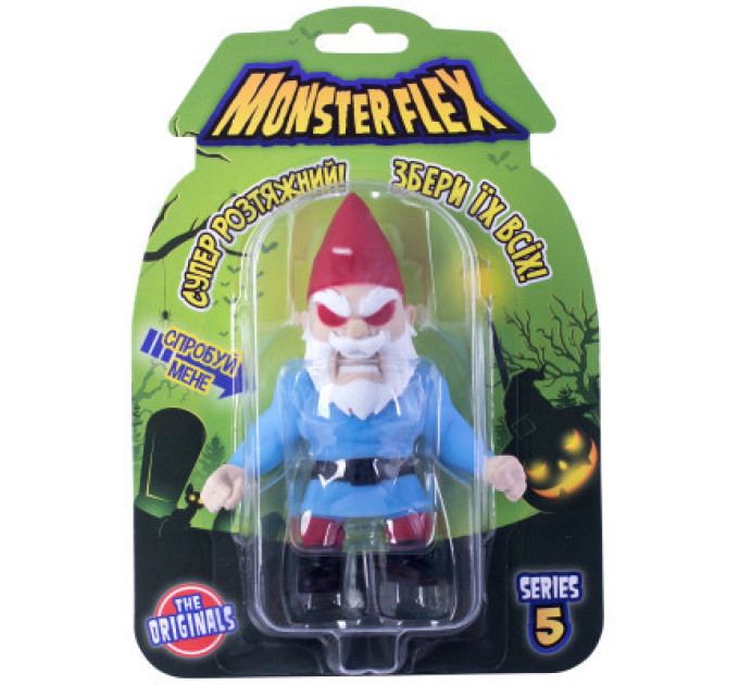 Monster Flex Антистрес Monster Flex Розтягуюча іграшка Злий гном (90005_Злий_гном(5))