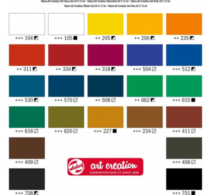 Royal Talens Олійні фарби Royal Talens ArtCreation 24 кольору 12 мл (8712079312855)