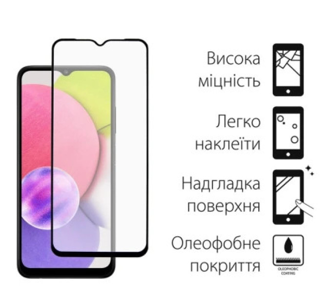 Dengos Чохол до мобільного телефона Dengos Kit for Samsung Galaxy A03 case + glass (Red) (DG-KM-23)
