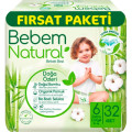 Bebem Підгузки Bebem Natural 6 Extra large 15+ кг 32 шт (8690536831982)