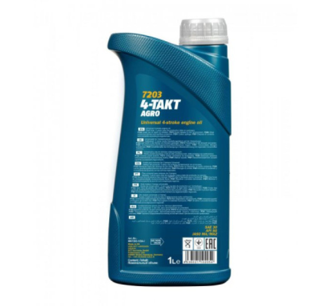 Mannol Моторна олива Mannol 4-TAKT AGRO 1л SAE 30 (MN7203-1)