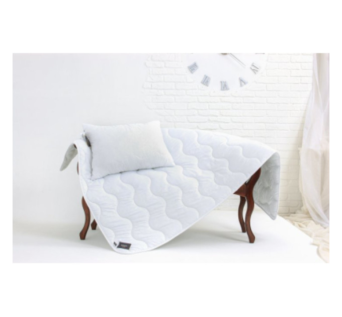 MirSon Подушка MirSon бавовняна №1624 Eco Light White Середня (2200002647335)