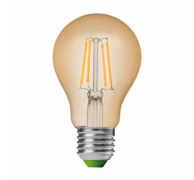 Eurolamp Лампочка Eurolamp A60 8W E27 2700K (deco) акция 1+1 new (MLP-LED-A60-08273(Amber)new)