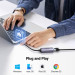 Ugreen Перехідник USB 3.1 Type-C to Ethernet RJ45 1000 Mb CM199 Ugreen (50737)