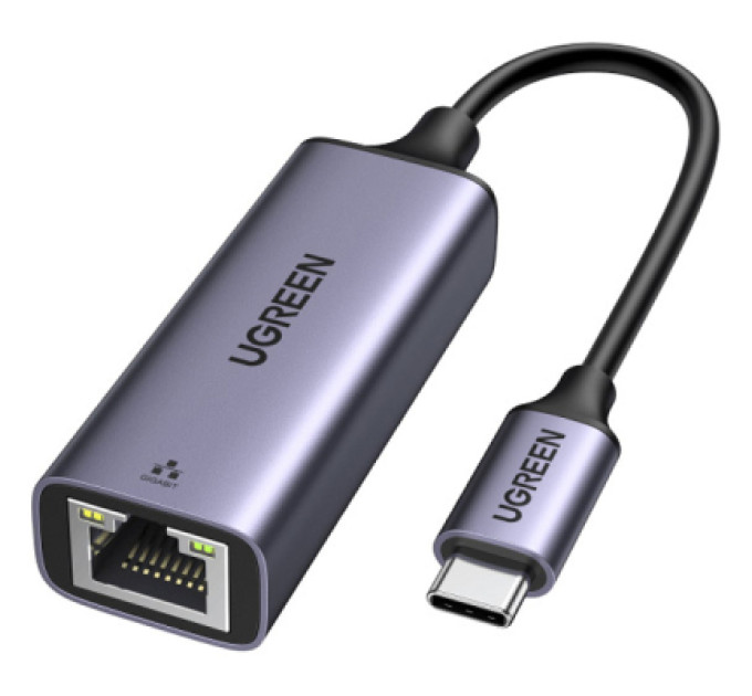 Ugreen Перехідник USB 3.1 Type-C to Ethernet RJ45 1000 Mb CM199 Ugreen (50737)