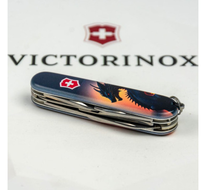 Victorinox Ніж Victorinox Climber Zodiac Дракон в променях сонця (1.3703.3_Z3270p)