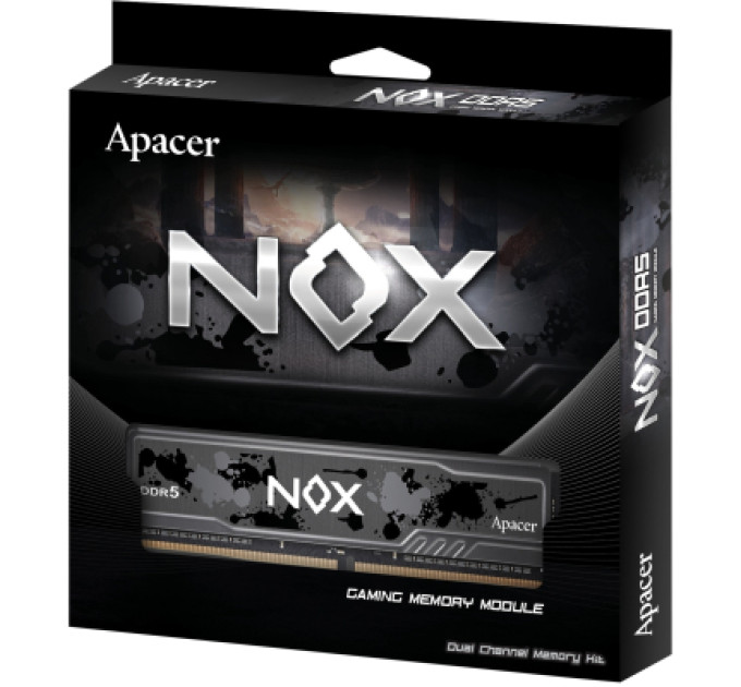 Apacer Модуль пам'яті для комп'ютера DDR5 32GB (2x16GB) 6000 MHz NOX Apacer (AH5U32G60C622MBAA-2)