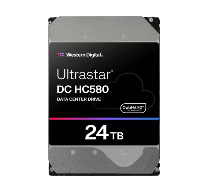 WESTERN DIGITAL Запам’ятовувальний пристрій на жорстких дисках (HDD) SATA 24TB 7200RPM 6GB/S 512MB DC HC580 0F62796 WD