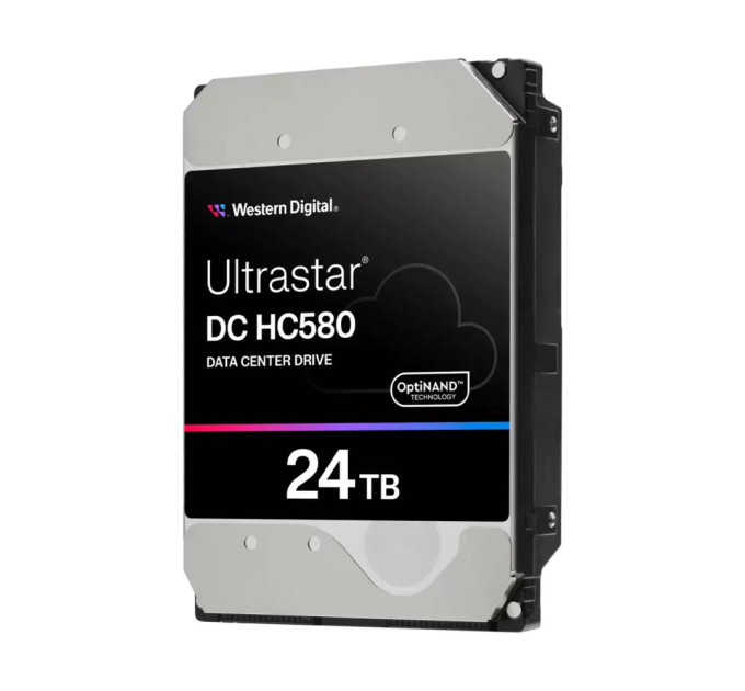 WESTERN DIGITAL Запам’ятовувальний пристрій на жорстких дисках (HDD) SATA 24TB 7200RPM 6GB/S 512MB DC HC580 0F62796 WD