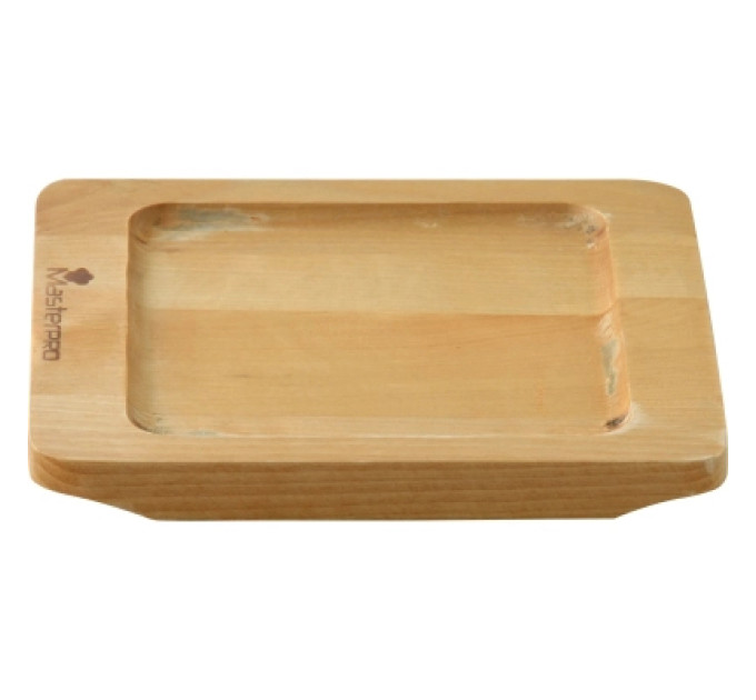 MasterPro Сковорода MasterPro Foodies cook&share, 12.6x18.5 см з серверувальною дошкою (BGMP-3805-EM)