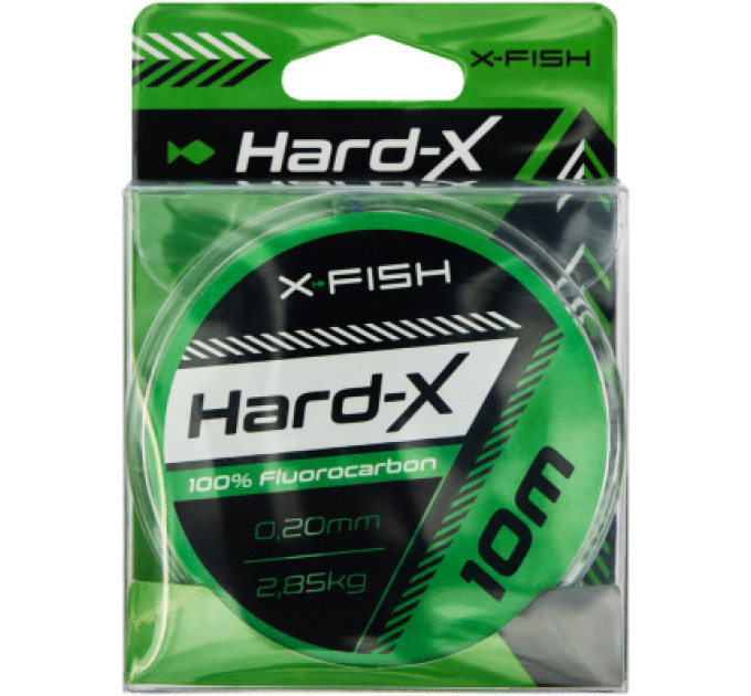 X-Fish Флюорокарбон X-Fish Hard-X 10m (clear) 0.20mm 2.85kg (1917.03.66)