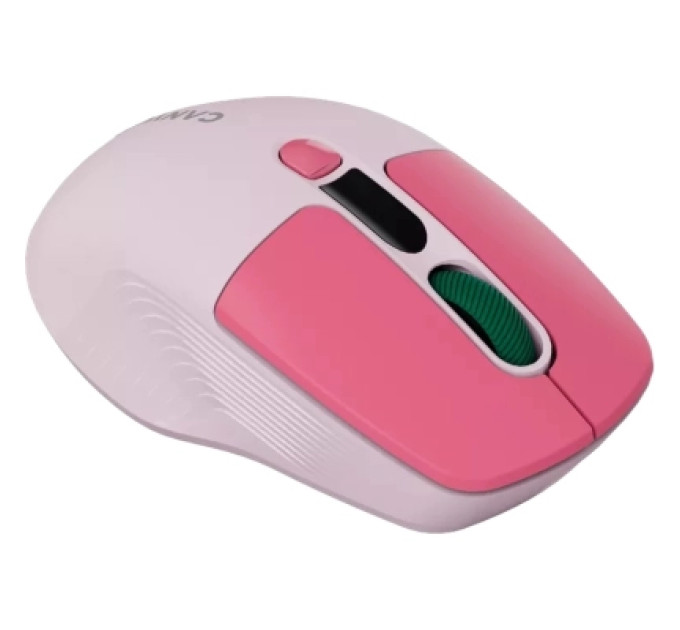 Canyon Мишка Canyon MW-26 LCD Silent Wireless/Bluetooth Pink (CNS-CMSW26P)