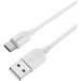 BOROFONE Дата кабель USB 2.0 AM to USB-C 1.0m 2.4A PVC BX14 white BOROFONE (6957531089995)