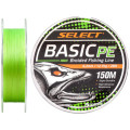 Select Шнур Select Basic PE 150m Light Green 0.20mm 28lb/12.7kg (1870.18.17)