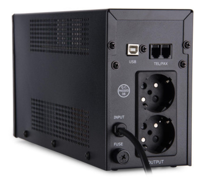 Vinga Пристрій безперебійного живлення Vinga LED 800VA metal case with USB (VPE-800MU)