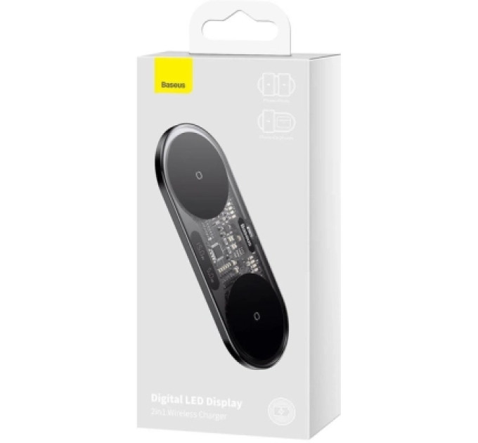 Baseus Зарядний пристрій Baseus 20W Digital LED Display (WXSX010101)