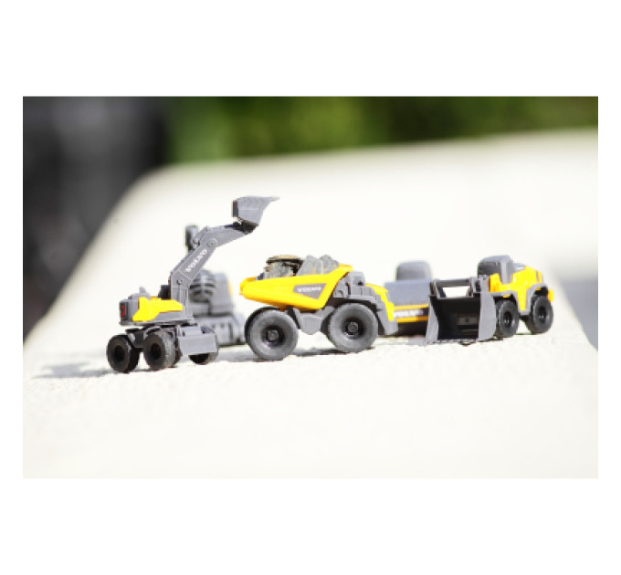 Dickie Toys Спецтехніка Dickie Toys Вольво. Мікроробітники, 5 машин (3722008)