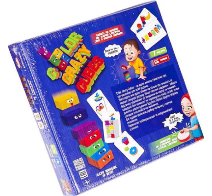 Danko Toys Настільна гра Danko Toys Color Crazy Cubes (укр.) (CCC-02-01U)