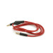 Voltronic Кабель мультимедійний 3.5mm M to 3.5mm M 1.0m + microphone red Voltronic (ZDL-AUXcM/1.0m)
