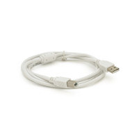 Кабель для принтера USB 2.0 AM/BM 0.8m ferrite white Voltronic (YT-AM/BM-0.8W)