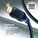 ColorWay Кабель мультимедійний HDMI M to HDMI M 5.0m V2.0 4K60Hz black ColorWay (CW-CBHD080-BK)