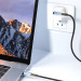 Essager Дата кабель USB-C to USB-C 2.0m 100W 90° corner black Essager (EXCTT1-CGWTA01)