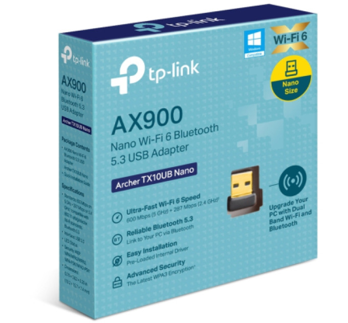 TP-Link Мережева карта Wi-Fi TP-Link ARCHER-TX10UB-NANO