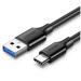 Ugreen Дата кабель USB 3.0 AM to USB-C 1.5m 3A US184 black Ugreen (20883)