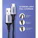 Ugreen Дата кабель USB 2.0 AM to Micro 5P 1.5m 2A US290 black Ugreen (60147)