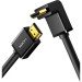 Ugreen Кабель мультимедійний HDMI M to HDMI M 2.0m 90° corner HD103 black Ugreen (10173)