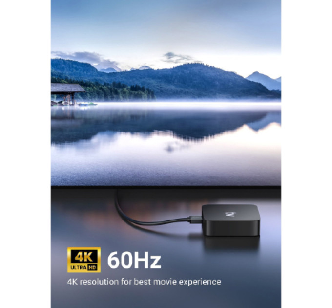 Ugreen Кабель мультимедійний HDMI M to HDMI M 2.0m 90° corner HD103 black Ugreen (10173)