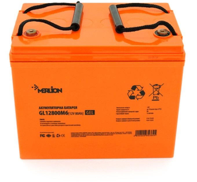 Merlion Батарея до ДБЖ Merlion 12V-80Ah GEL (GL12800M6 GEL)
