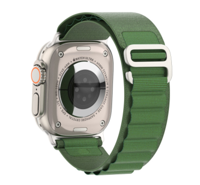 Armorstandart Ремінець до смарт-годинника Armorstandart Alpina Band для Apple Watch 49/46/45/44/42 (Series 1-3) Green (ARM64981)