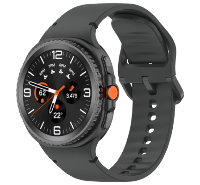 Armorstandart Ремінець до смарт-годинника Armorstandart Samsung Galaxy Watch 8 / 8 Classic (20x113 mm) Dark Grey (ARM86861)
